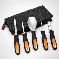 5 Piece Halloween Pumpkin Carving Kit
