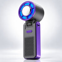 Foldable Handheld Fan with LED Display | Cryovue