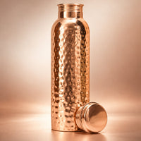 Hammered Copper Water Bottle 800 ml | Cupriva