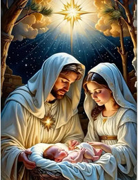 Holy Family at Christmas Diamond Painting