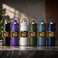 Insulated Water Bottle with Straw | Frostsip