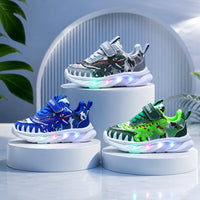 Kids Light Up Dinosaur Sneakers | DinoLume