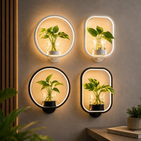 Wall Light with Built In Planter | VaseLume