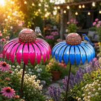 Metal Flower Bird Feeder | FloraPerch