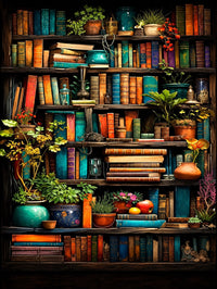 Old Library Diamond Painting
