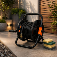 Portable Garden Hose Reel with Hand Crank | Reelhaven