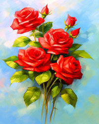 Red Roses Diamond Painting