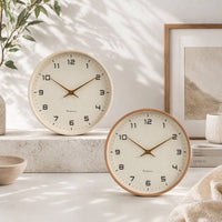 Wooden Wall Clock | Analogue Clock | Minimalist Wall Decor | Hushwood