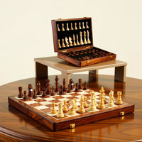 Wooden Chess Board | Foldable Chess Set | Grandrook